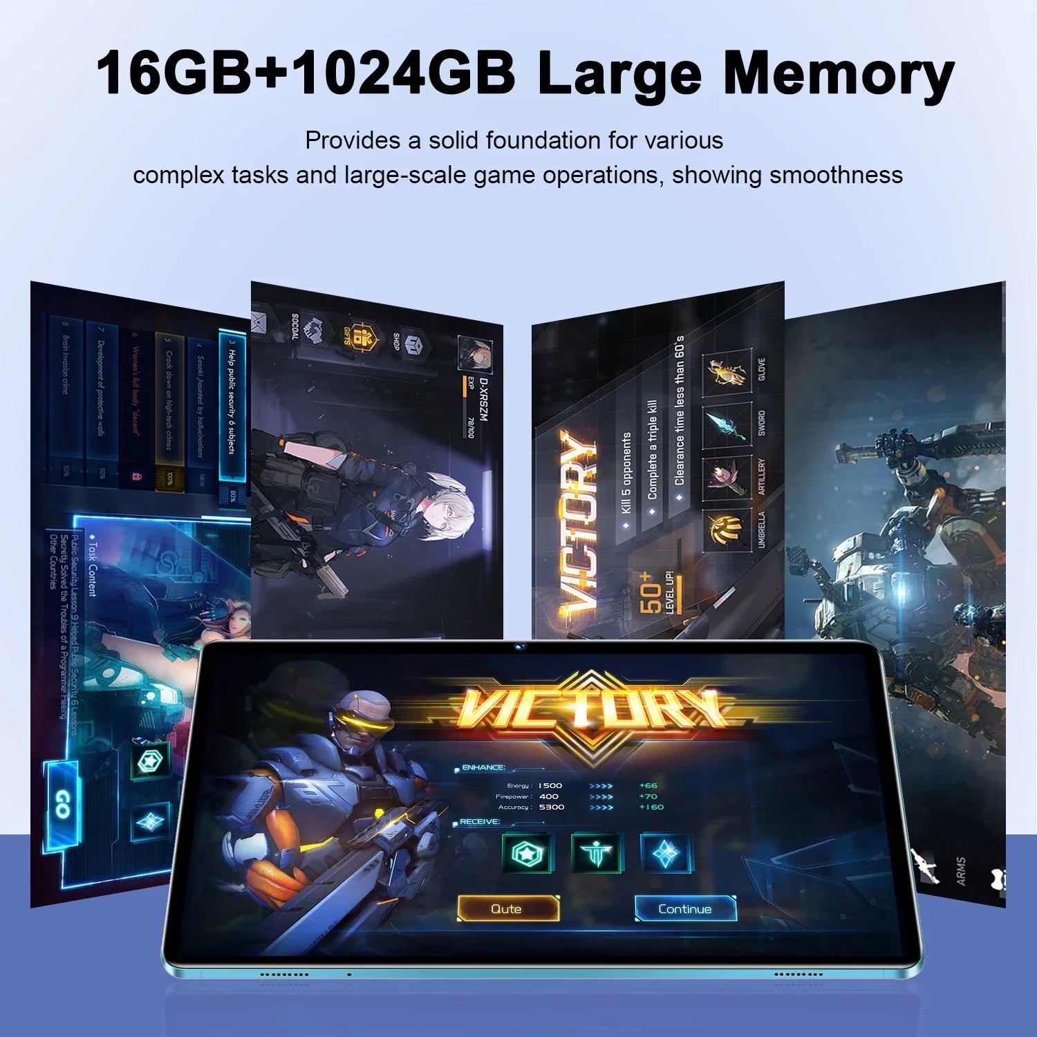 Tablet Pad 8 Pro 10,1" Android 13 con Snapdragon 8 Gen 2