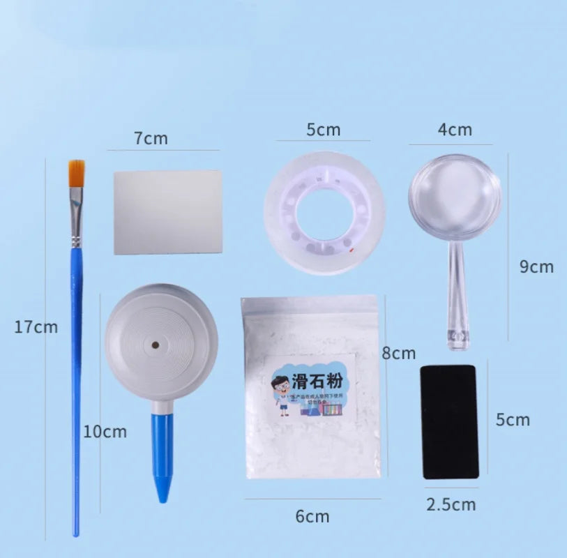 Kit esperimento osservazione impronte digitali