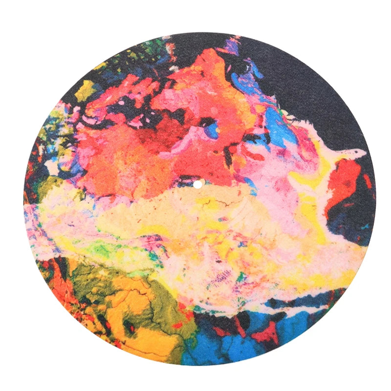 Vilten slipmat voor platenspeler en vinylplaten