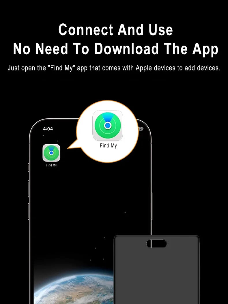 Tökéletesen vékony Find My Card nyomkövető a pénztárcáért VAT táskáért útlevél hátizsák fogantyú utazótáska laptop iOS csak Apple Bluetooth Anti Lost Locator Devi