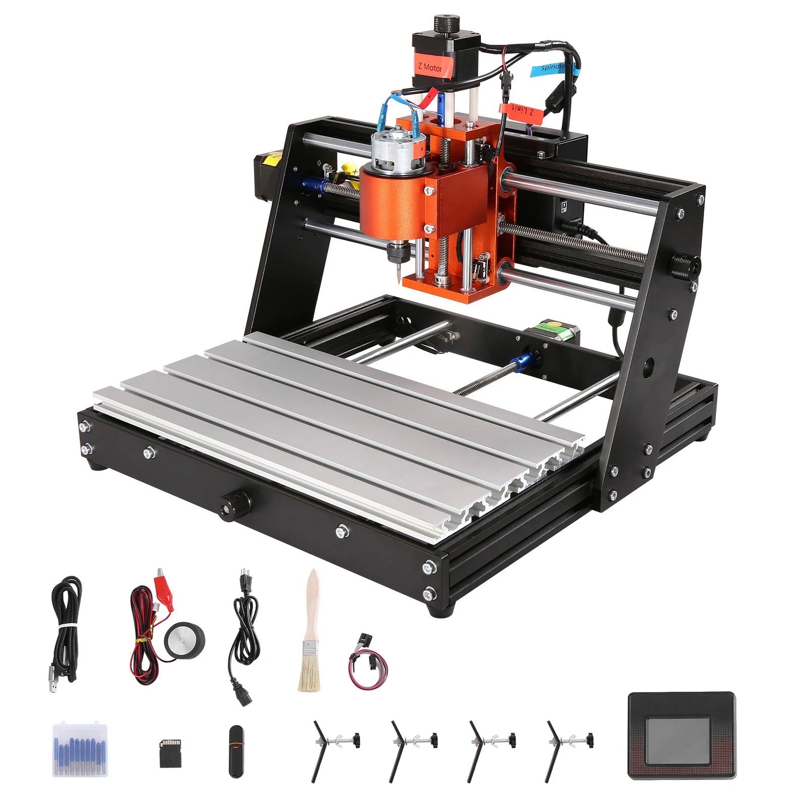 3-Axis CNC Router Machine GRBL Wood Engraving & Milling Kit