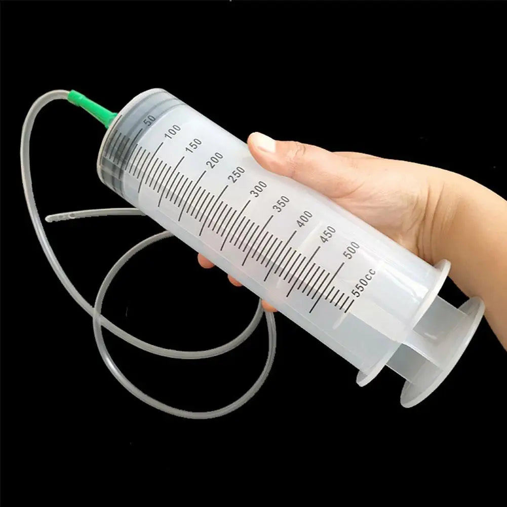 Jeringas de Gran Capacidad, Aguja Reutilizable, Cuerpo con Escala, Bomba de Aceite de Aspiración y Vacío, Pistola Extractora