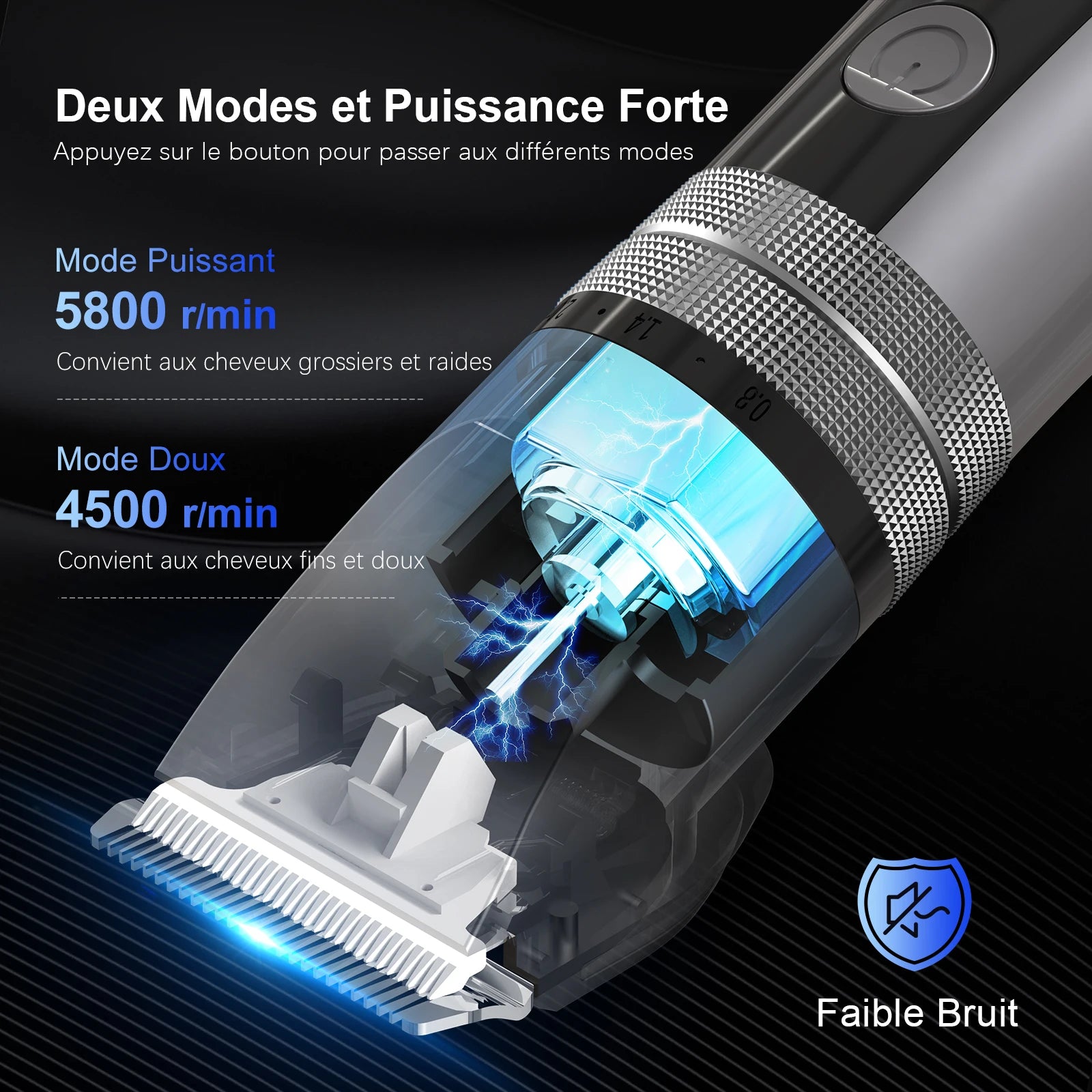 Elektrické profesionálne USB nabíjateľné strihacie strojčeky na vlasy sada