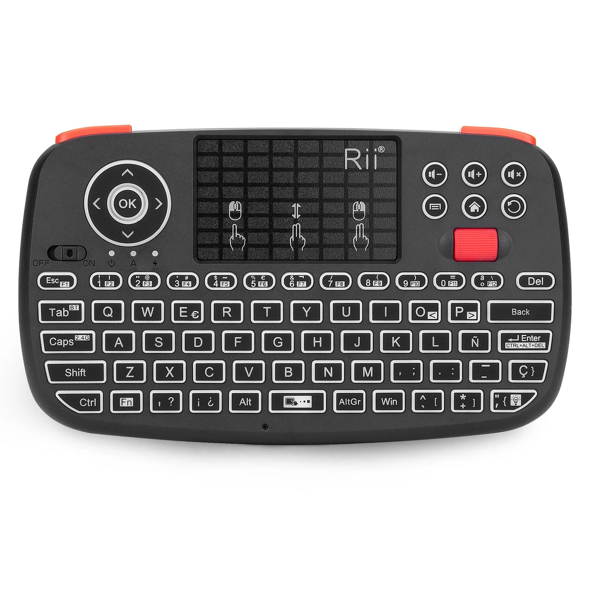 I4 Mini Wireless Keyboard with Touchpad