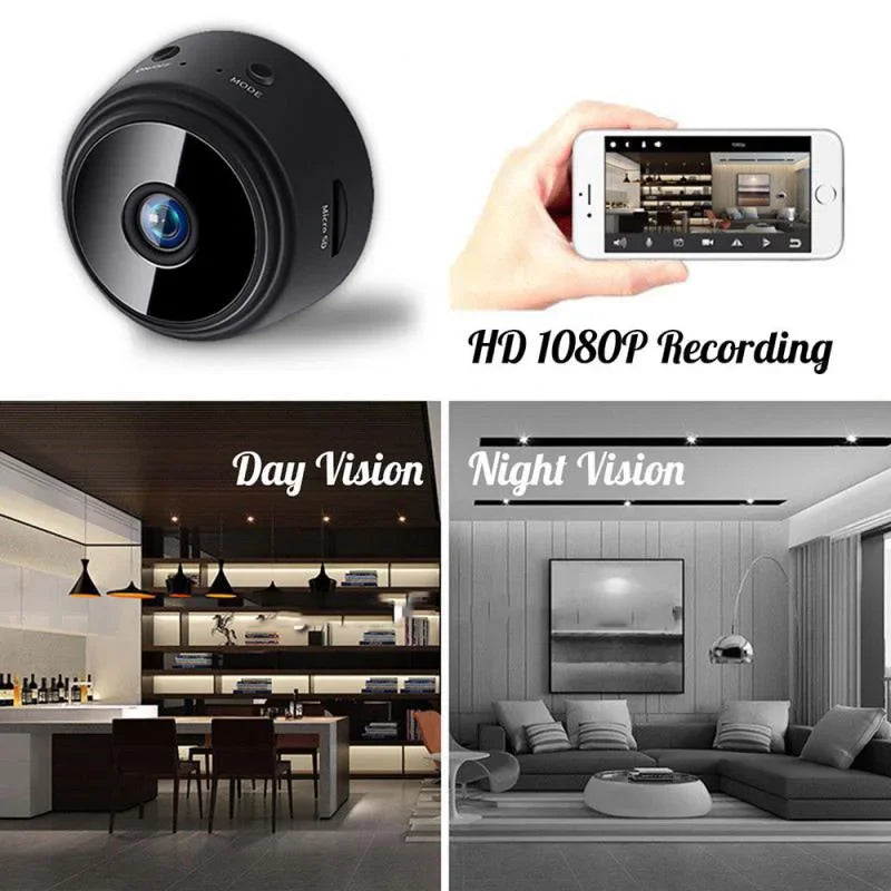 Mini WiFi 1080P HD Surveillance Camera with Night Vision