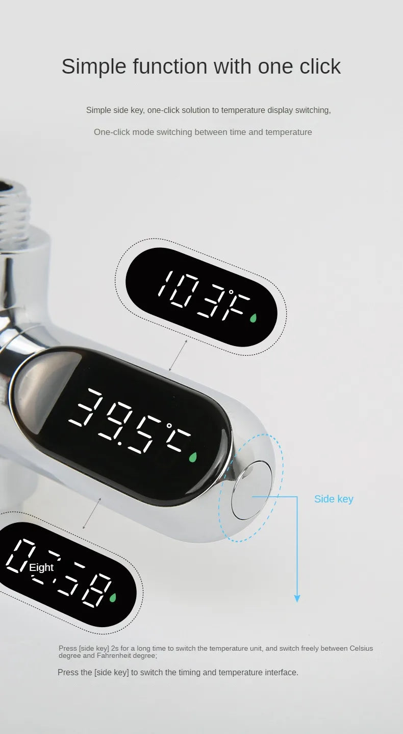 LED-bruser vande-termometer — 5–85°C