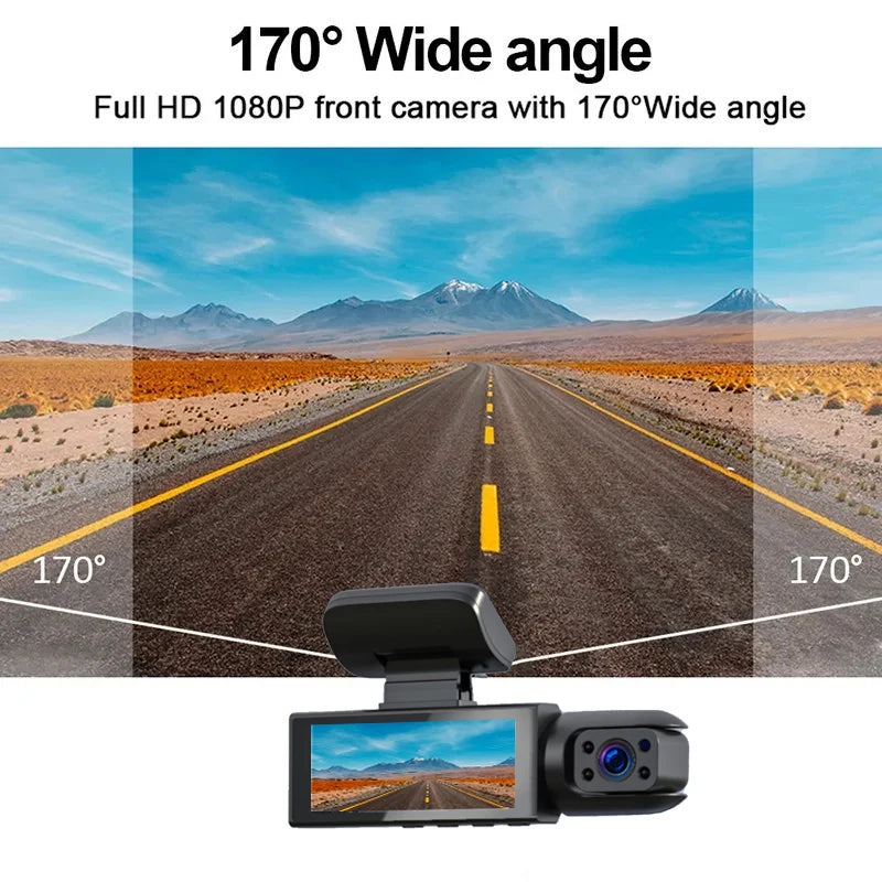 Dual-View Wi-Fi Dash Camera - Card Options