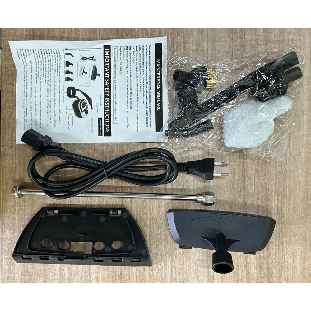 2500W Handheld Steam Cleaner with 1200ml Tank and Accessories