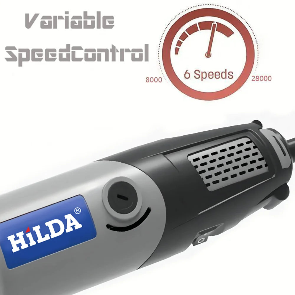 400W Rotary Tool with 6-Speed Variable Control