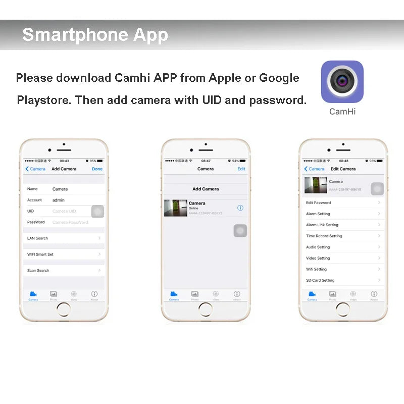 4K 8MP WiFi IP Camera Module with Starlight Night Vision