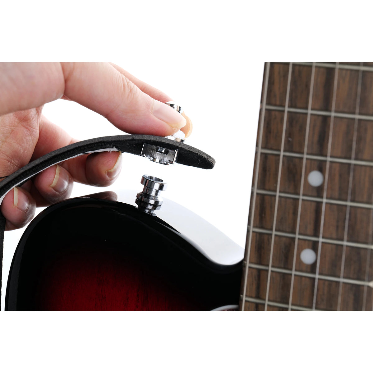 M182-2P Gurtverriegelungen für Gitarre und Bass, 2er-Set