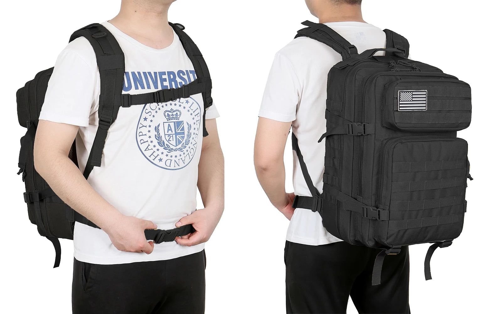 45L Large Capacity Tactical Backpack