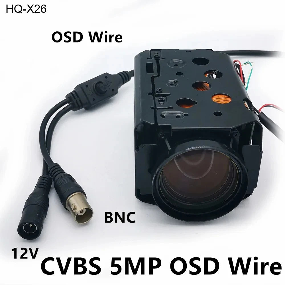 Módulo de Câmara Caixa CCTV com Zoom 36x/50x 5MP Analógico BNC