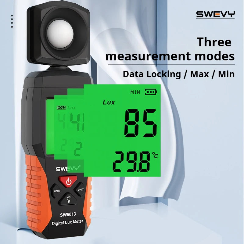 SW6013 Digitale lux- en voetkandelaarmeter