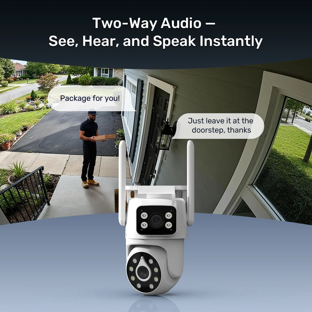 ANNKE 4MP WiFi Dual Lens Security Camera System Kit