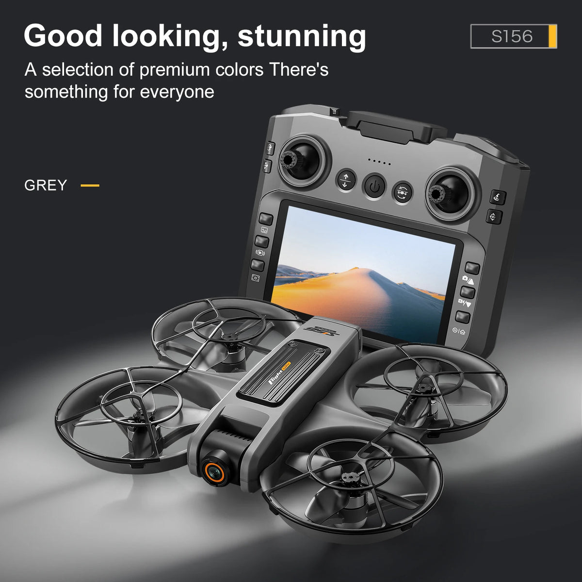 2026 New S156 Quadcopter Aircraft Drone 8K Professional Camera Drone 5G WIFI FPV 4.5 Inch Large Screen Remote Control RC Dron
