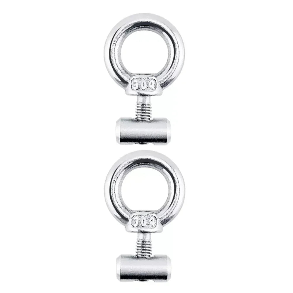 2/4/8Pcs Awning Rail Stoppers Stops Motorhome Campervan Caravan Silver Stainless Steel M4 X 12mm X 6mm Diameter Camper RV Parts