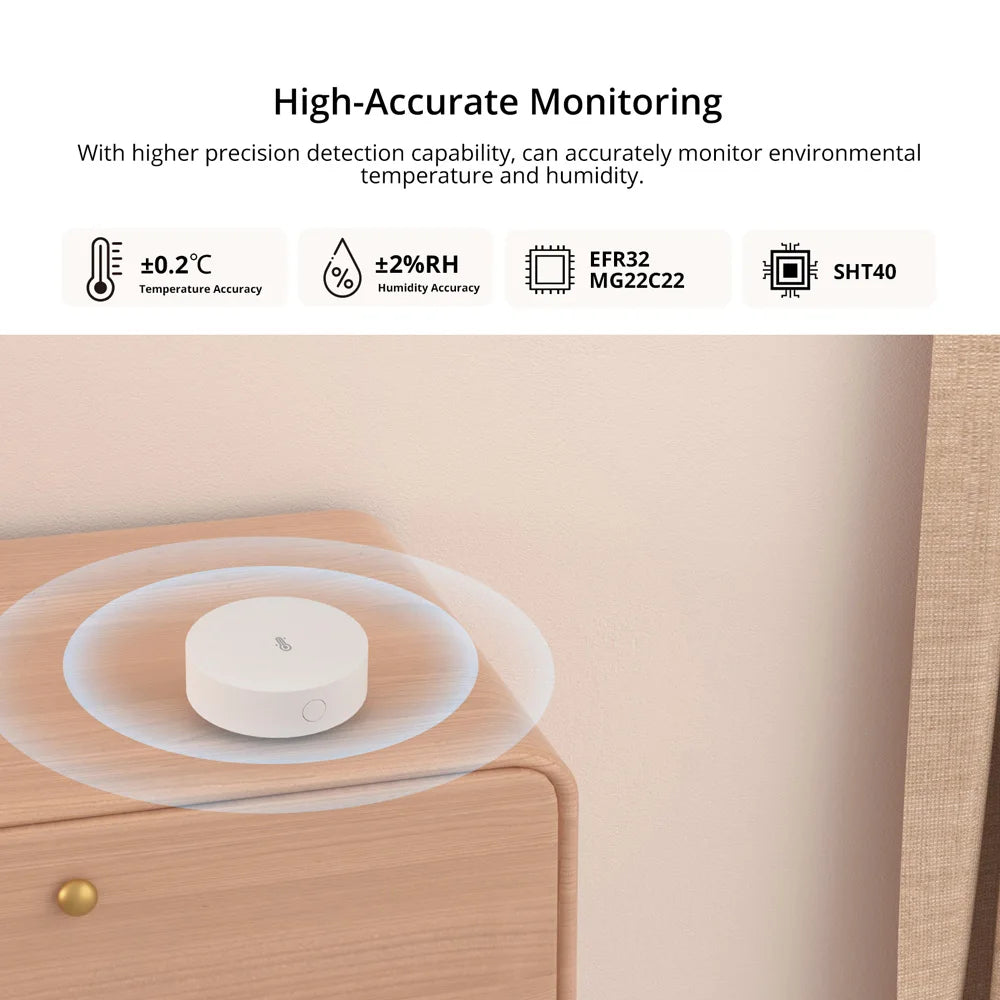 SNZB-02P Zigbee Temperature and Humidity Sensor