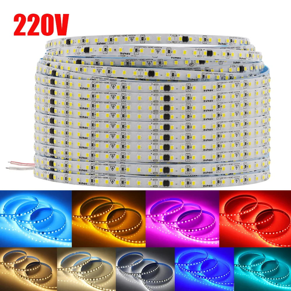 LED-list, 220-240 V, färg- och längdalternativ
