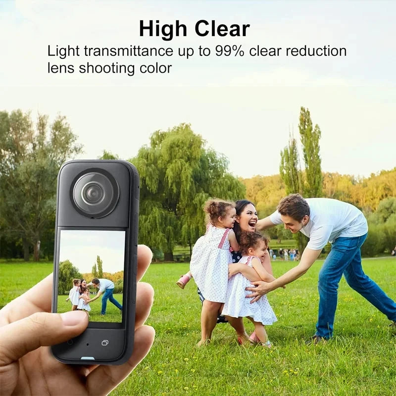Protections d’objectif pour Insta360 X6 X5 X4 X3 One X2, accessoires, cache de protection d’objectif anti-rayures pour Insta 360, capuchon d’objectif de protection