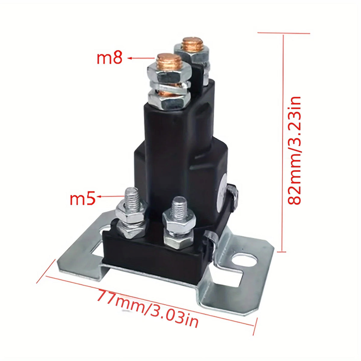 Relais de démarreur pour véhicule 500A, 12V ou 24V