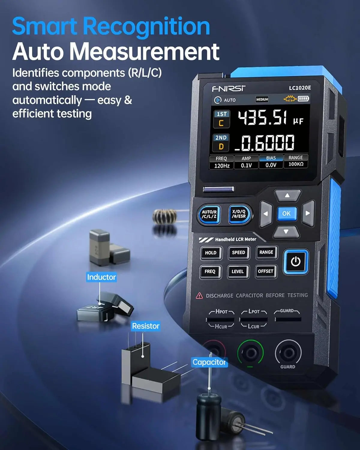 LC1020E Digital LCR Component Meter