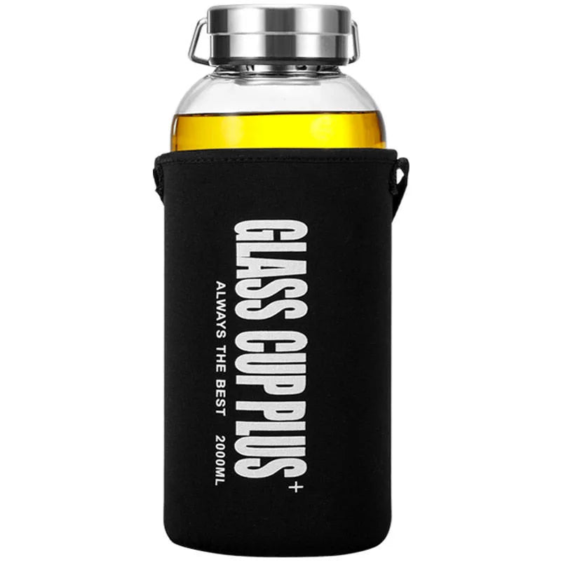 Glass Tea-Infuser Bottle, 600ml–2L Options