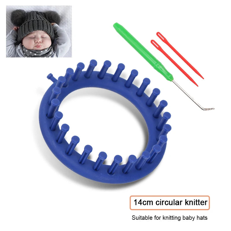 Knitting Loom with Hook – Size Options