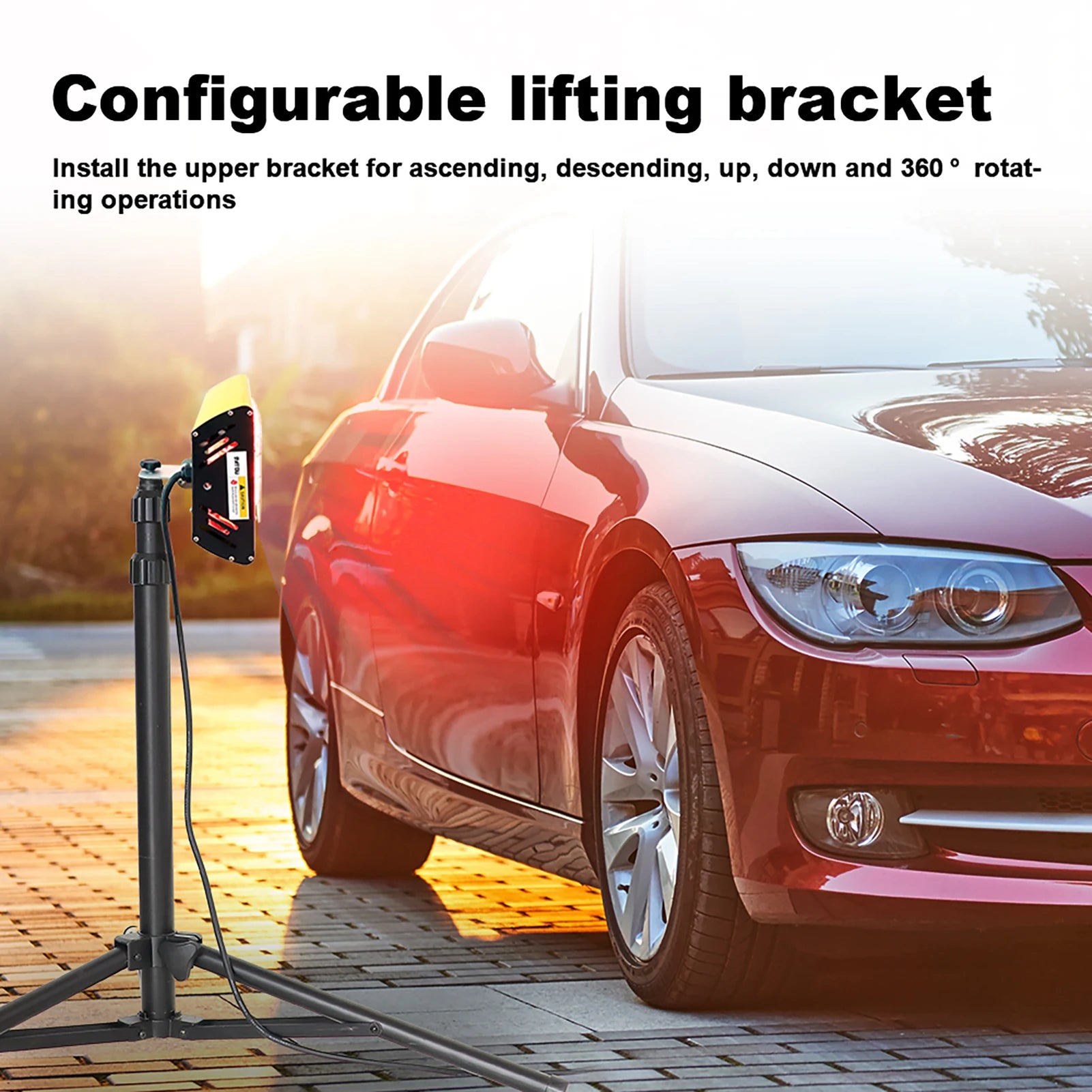 Portable Infrared Paint Curing Lamp 1000W/2000W for Car Repair