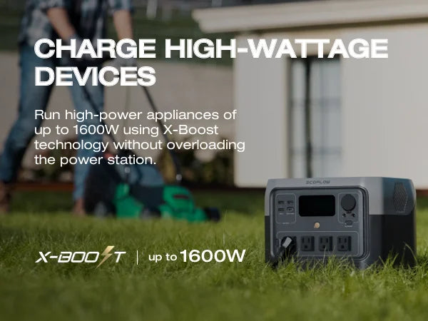 ECOFLOW Portable Power Station RIVER 2 Pro 700, 716Wh LiFePO4 Battery, 4x800W AC Outlets, Solar Generator