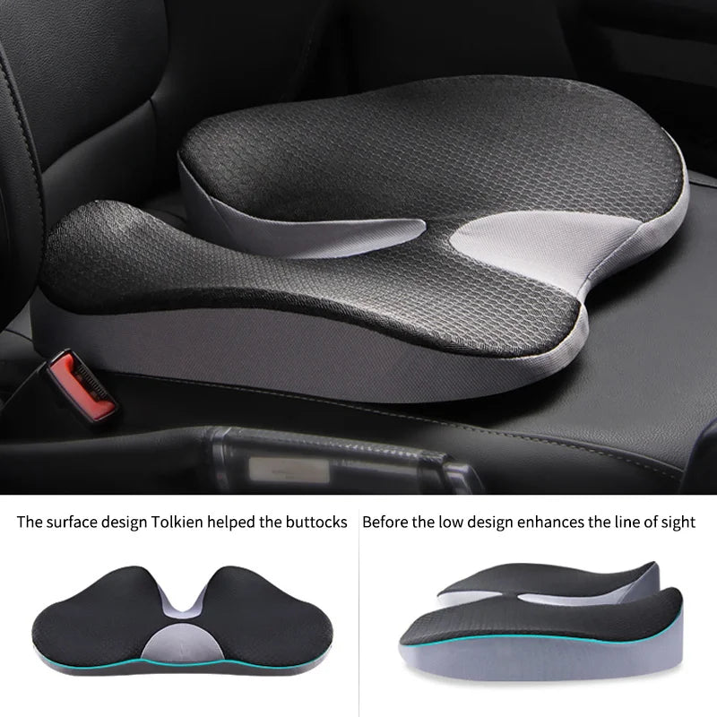 Cushion Non Slip Orthopedic Memory Foam Prostate Cushion for Tailbone Sciaticaback Pain Relief Comfort Chair Car Seat 