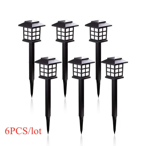 Solar LED Pathway Lights with Ground Stake, IP44, Auto On