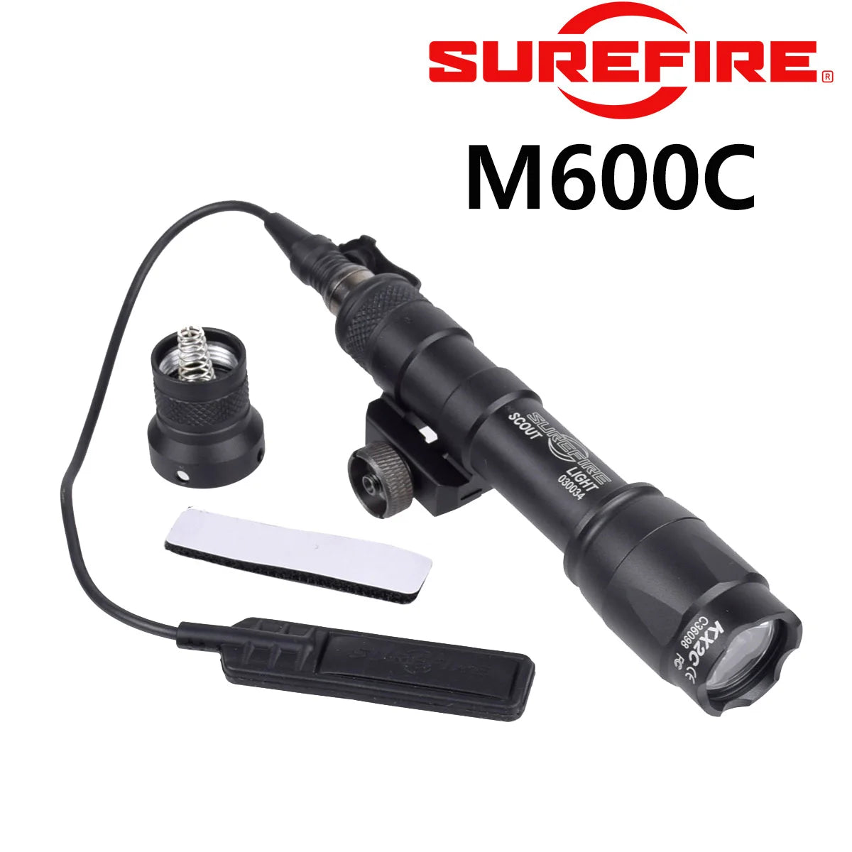 Surefire M600 M600C M300 Tactical Rifle AR15 Flashlight Airsoft Hunting Aisoft Rifle Gun Scout Light Axon Dual Function Switch