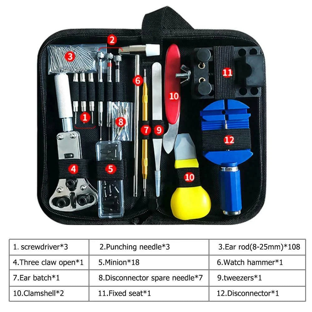 147-Piece Watch Repair Tool Kit