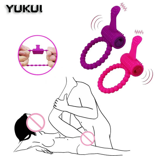 Penis Ring Vibrator Sex Igrače za moške Masturbatorji Vibrator za odrasle za ženske Pari Chastity Cage Erotični dodatki Sex Shop
