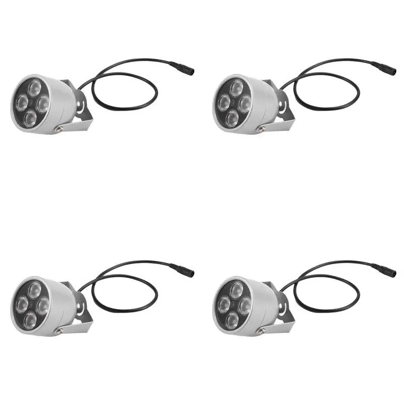 4X 4 Array Leds Infrared Waterproof Night Vision IR Illuminator Light Fill Light DC 12V For Security Camera-A86G