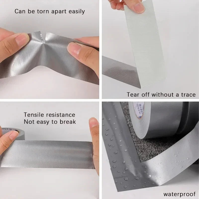 Super Sticky Cloth Duct Tape Carpet Binding Floor Waterproof Heavy Duty Industrial Adhesive Tape Repair Bundles 