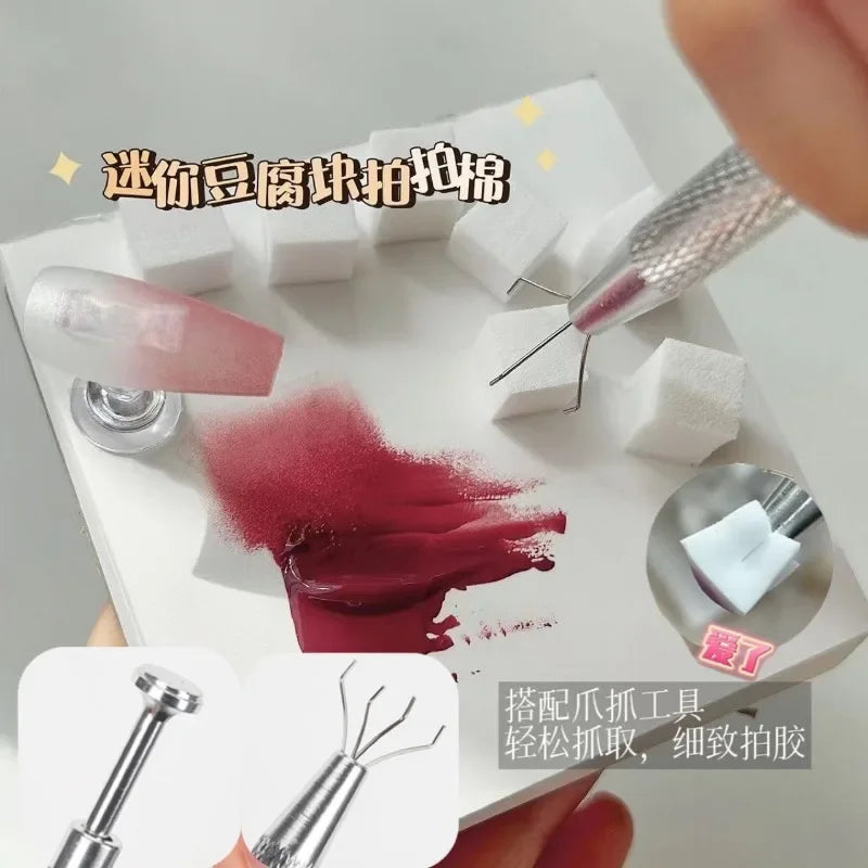 Nail Art Gradient Sponges and Gripping Pen Options
