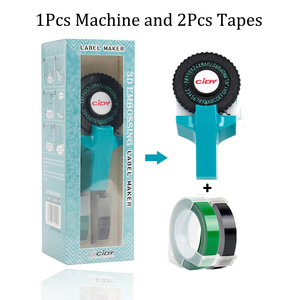 Manual Nine-Millimetre Embossing Label Maker