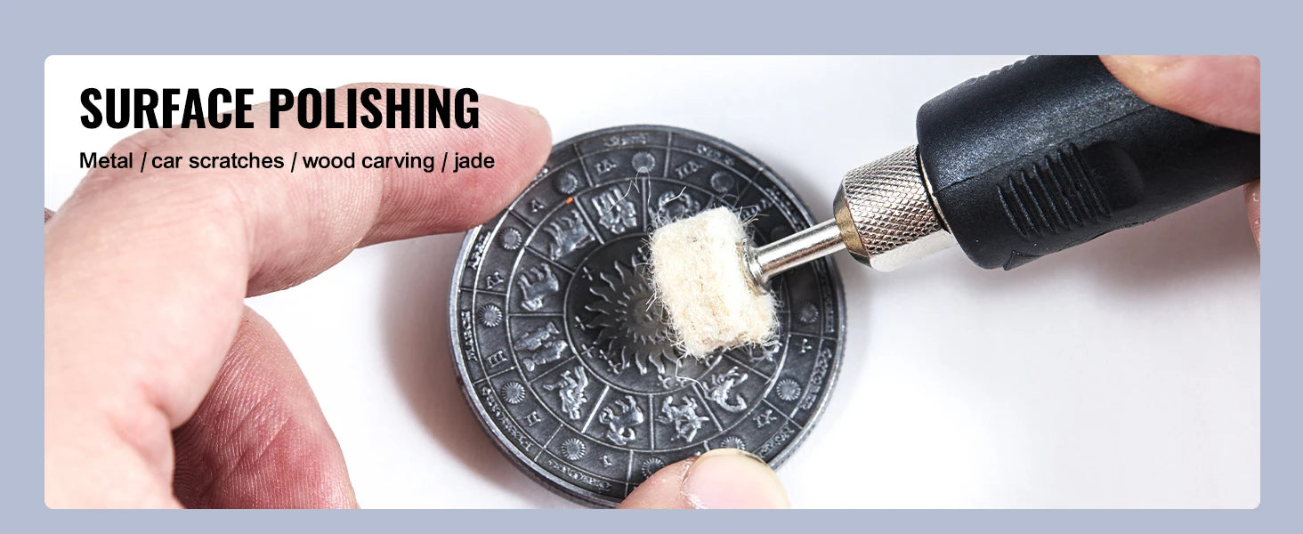 3-Inch Jewelry Polisher Bench Grinder with Brushless Motor