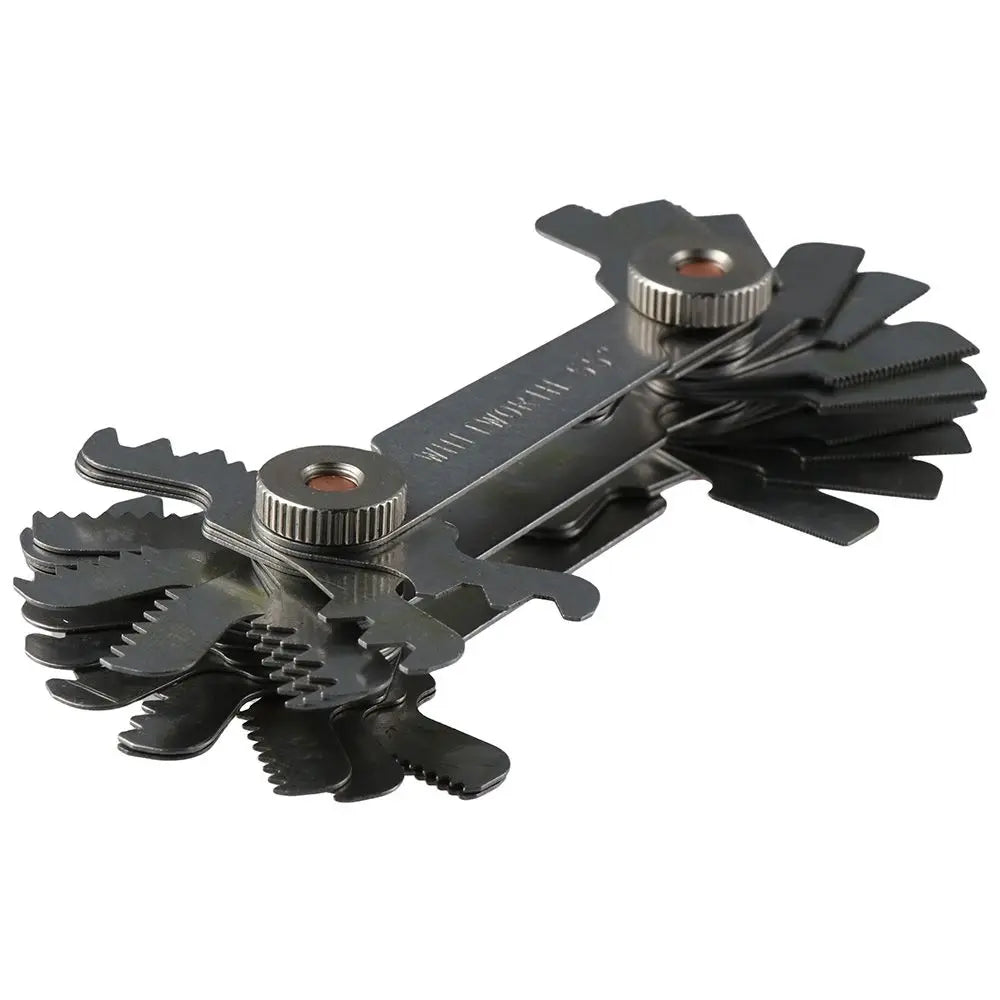 Metric and Imperial Thread Pitch Gauge, 52 Blades