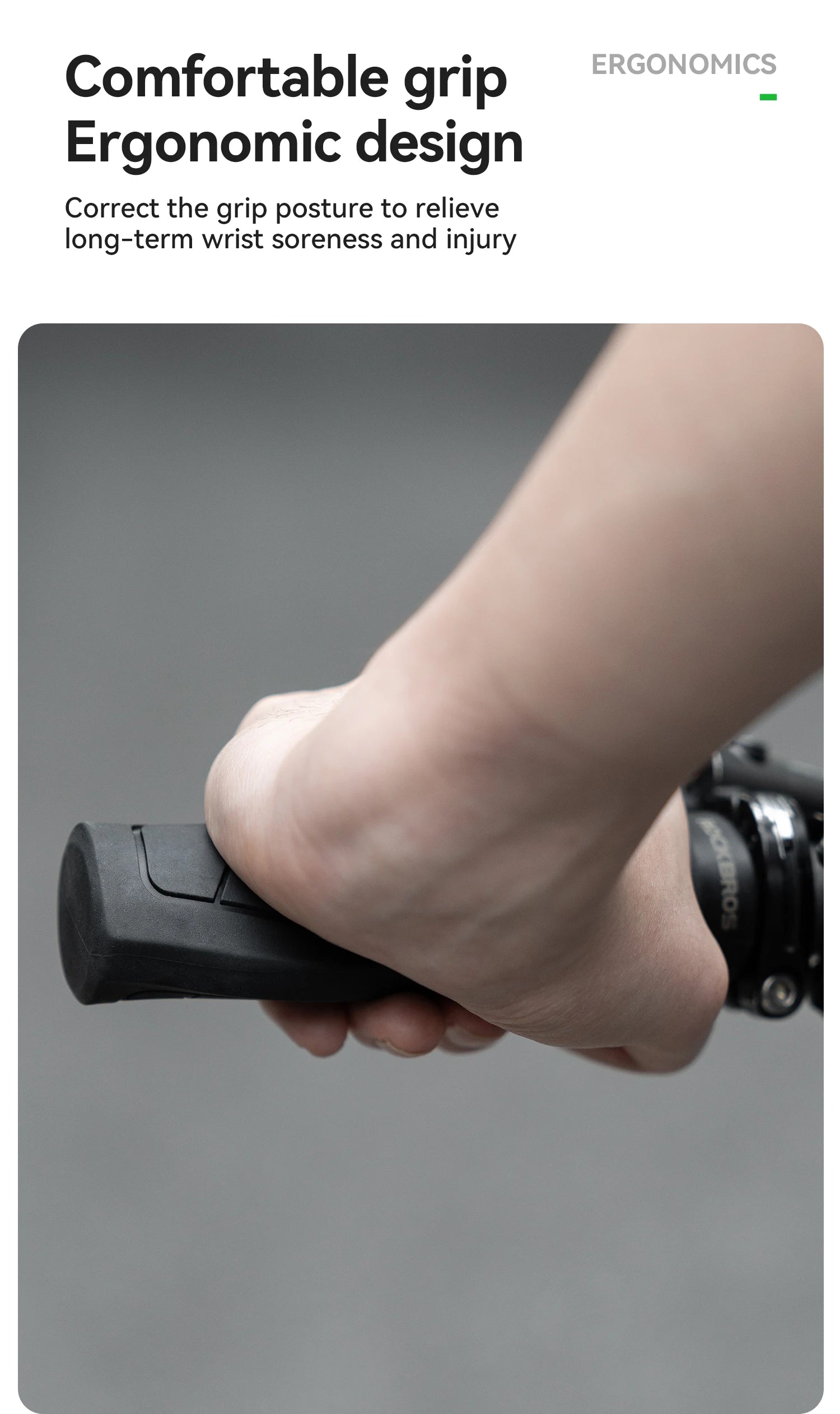 Shockproof Anti-Slip Bicycle Grips 13cm Comfortable Handlebar Cover