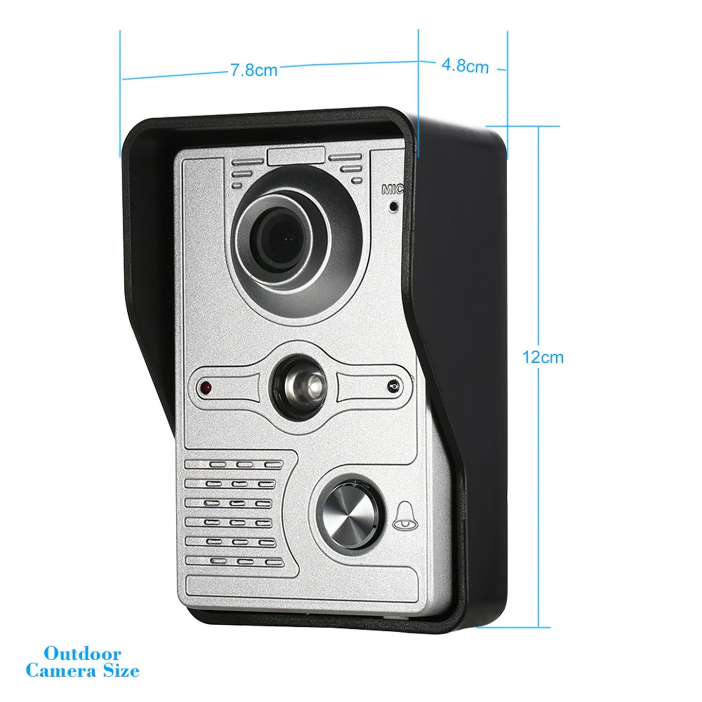 7 inch Wired Video Doorbell Indoor Monitor IR-CUT Outdoor Camera Visual Intercom Two-way Audio Remote Unlock Video Door Phone Spy-shop.com