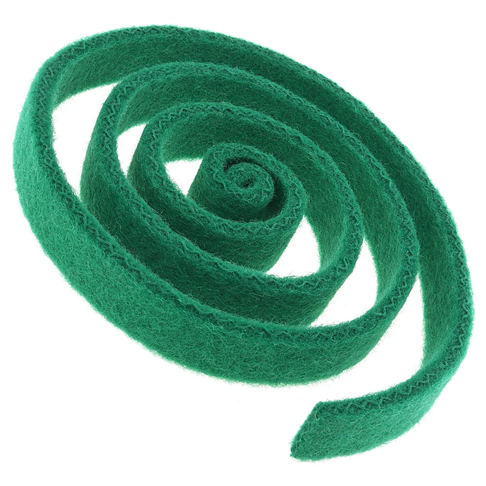 Green Piano Back-Key Cloth Strip, 1300 × 25 × 8 mm