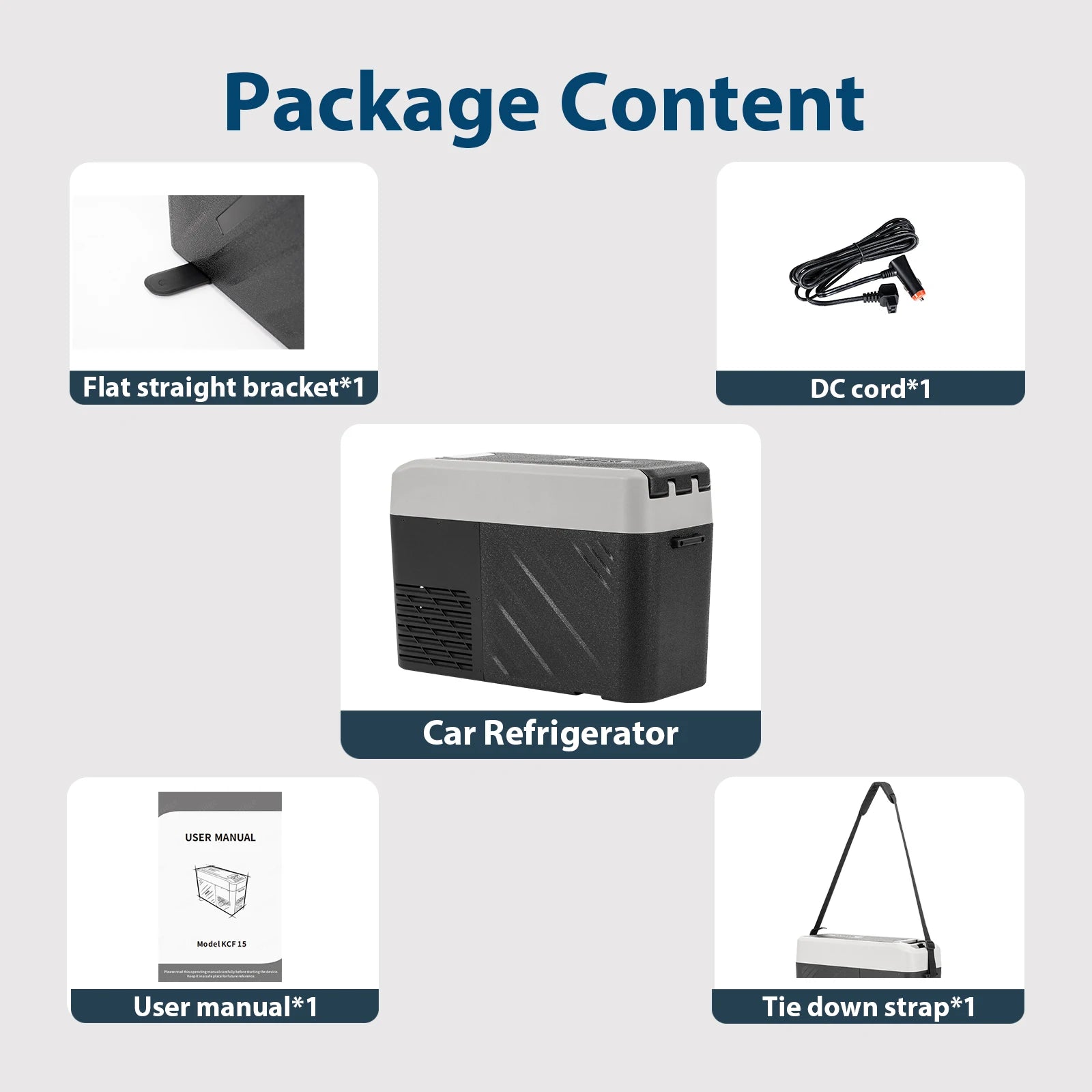 15L Portable Compressor Cool Box 12/24V DC