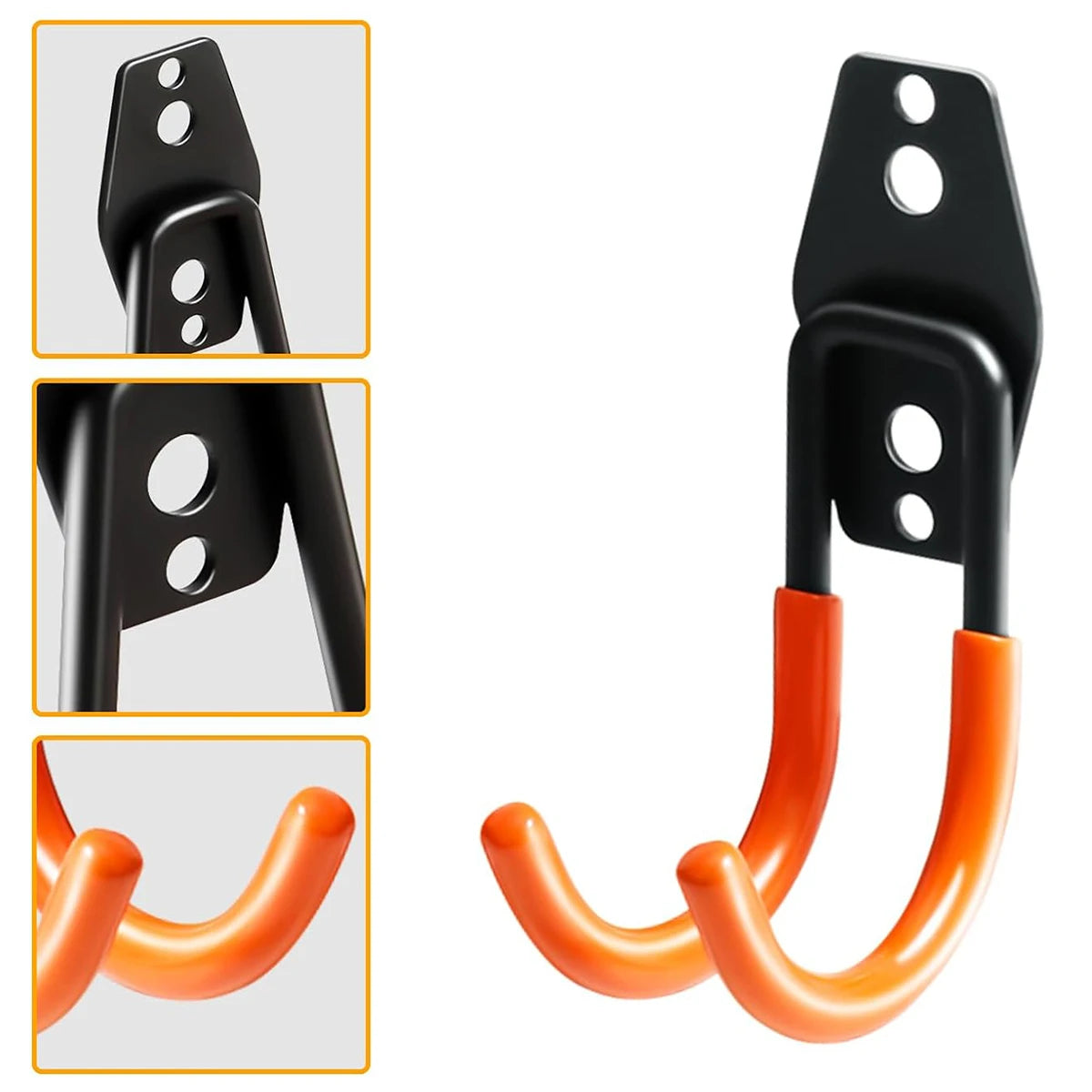 Wall-Mount Garage Storage Hooks