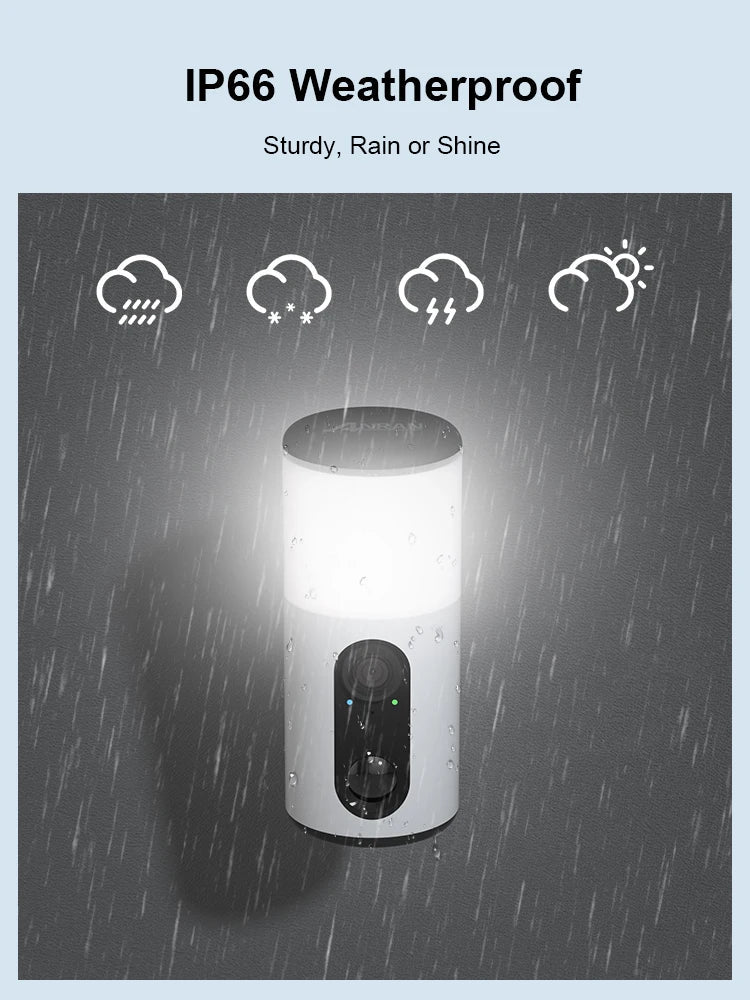 ANRAN 2K Solar Floodlight Wifi Camera Two Way Audio Surveillance Camera HD Color Night Vision Outdoor Wireless IP66 Waterproof 