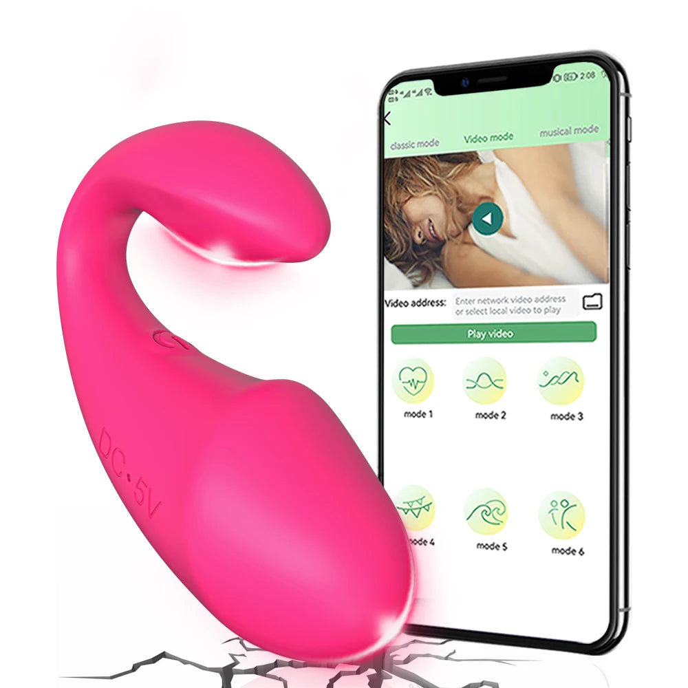 Sex Oyuncakları Uygulama Vibratörü Bluetooth Dildo Kadınlar için Kablosuz Uzaktan Kumandalı Vibratörler Giyilebilir Titreşimli Aşk Yumurtası Çiftler için Oyuncak