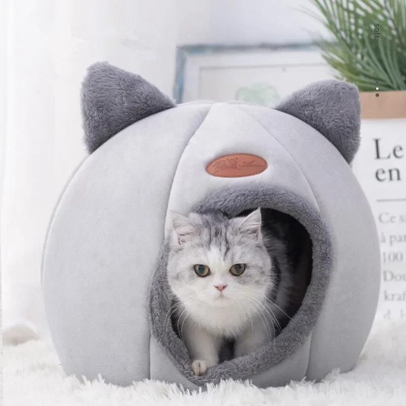 New Deep Sleep Comfort In Winter Cat Bed Iittle Mat Basket Small Dog House Products Pets Tent Cozy Cave Nest Indoor Cama Gato 