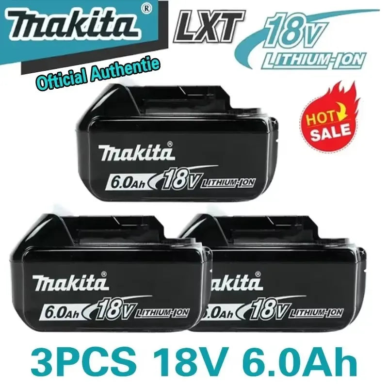 Makita 18V Battery 6.0Ah Rechargeable Power Tool Battery